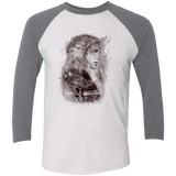 T-Shirts Heather White/Premium Heather / X-Small Dracarys Men's Triblend 3/4 Sleeve