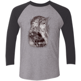T-Shirts Premium Heather/ Vintage Black / X-Small Dracarys Men's Triblend 3/4 Sleeve