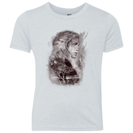 T-Shirts Heather White / YXS Dracarys Youth Triblend T-Shirt