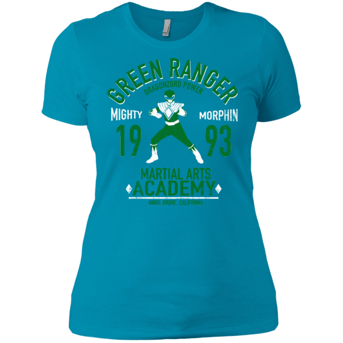 T-Shirts Turquoise / X-Small Dragon Ranger (1) Women's Premium T-Shirt