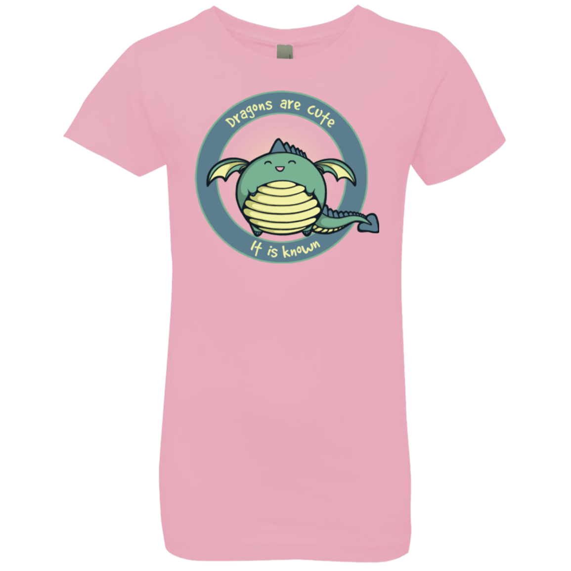 T-Shirts Light Pink / YXS Dragons are Cute Girls Premium T-Shirt