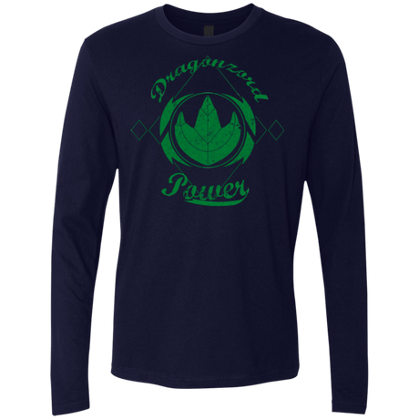 T-Shirts Midnight Navy / Small Dragonzord Power Men's Premium Long Sleeve