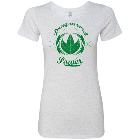 T-Shirts Heather White / Small Dragonzord Power Women's Triblend T-Shirt