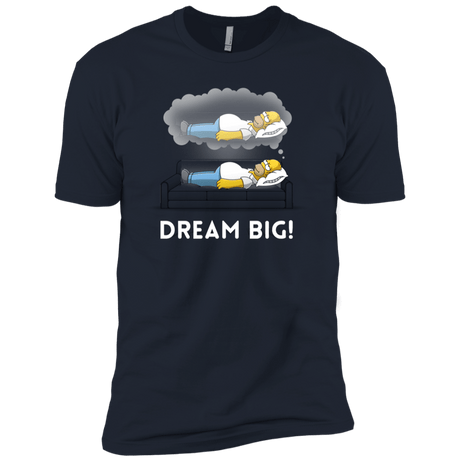 T-Shirts Midnight Navy / YXS Dream Big! Boys Premium T-Shirt