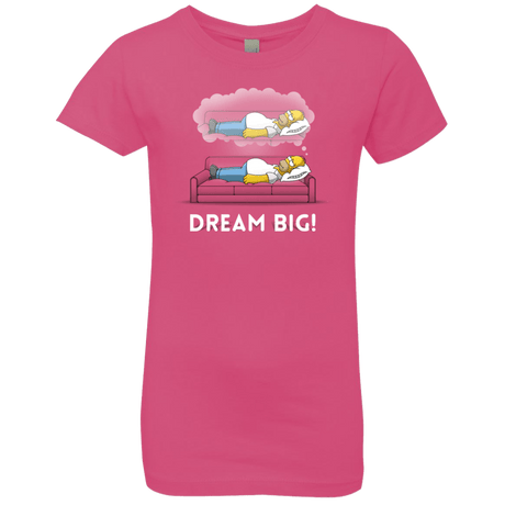 T-Shirts Hot Pink / YXS Dream Big! Girls Premium T-Shirt