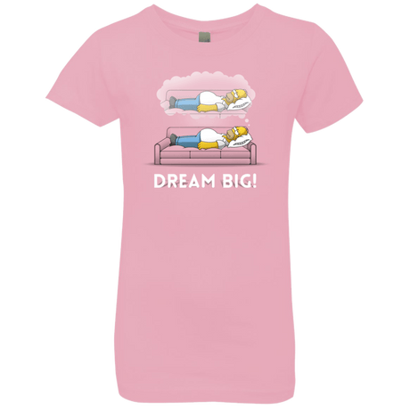 T-Shirts Light Pink / YXS Dream Big! Girls Premium T-Shirt