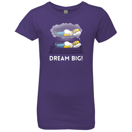 T-Shirts Purple Rush / YXS Dream Big! Girls Premium T-Shirt