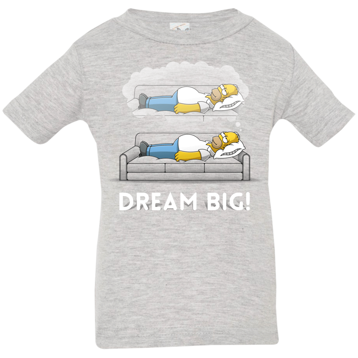T-Shirts Heather Grey / 6 Months Dream Big! Infant Premium T-Shirt