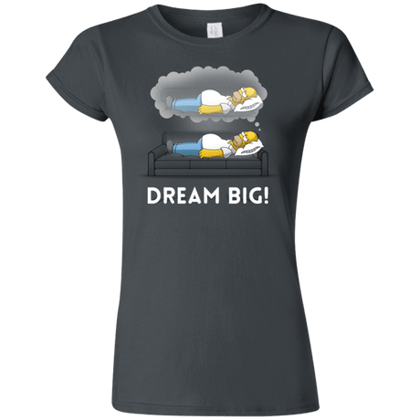 T-Shirts Charcoal / S Dream Big! Junior Slimmer-Fit T-Shirt