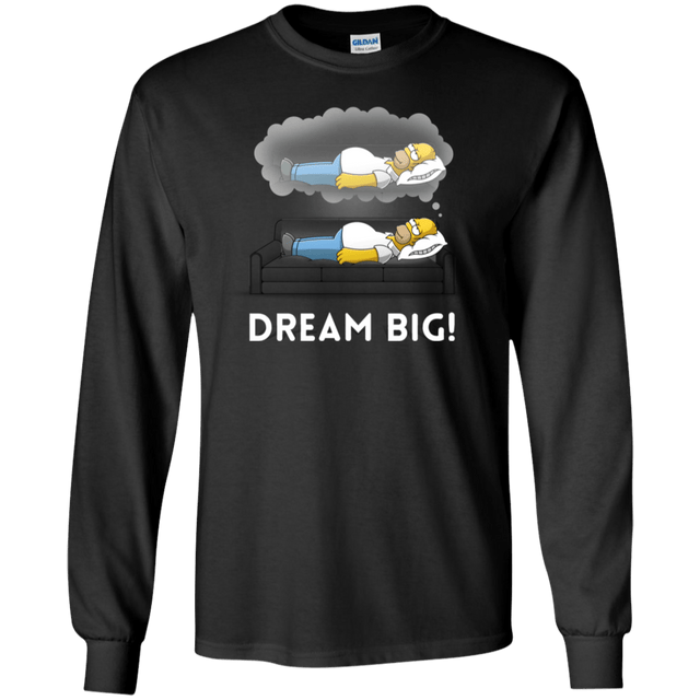 T-Shirts Black / S Dream Big! Men's Long Sleeve T-Shirt