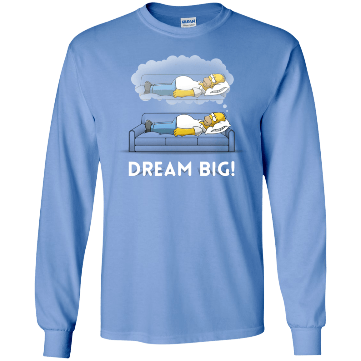 T-Shirts Carolina Blue / S Dream Big! Men's Long Sleeve T-Shirt