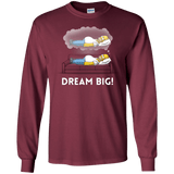 T-Shirts Maroon / S Dream Big! Men's Long Sleeve T-Shirt