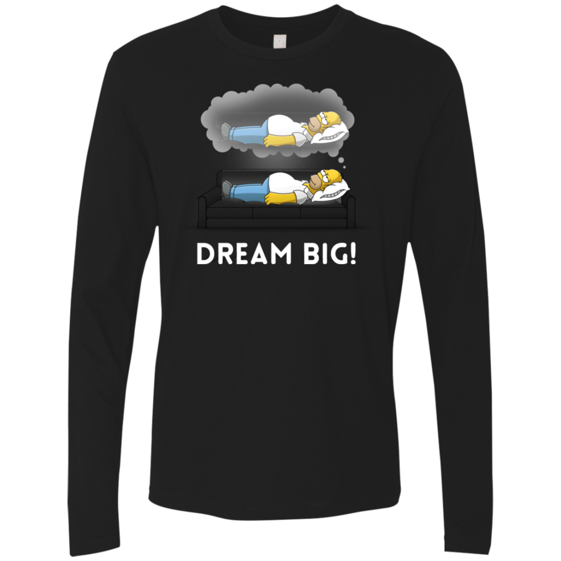 T-Shirts Black / S Dream Big! Men's Premium Long Sleeve