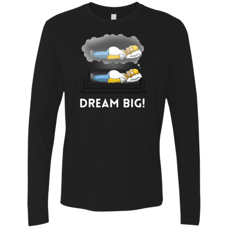 T-Shirts Black / S Dream Big! Men's Premium Long Sleeve