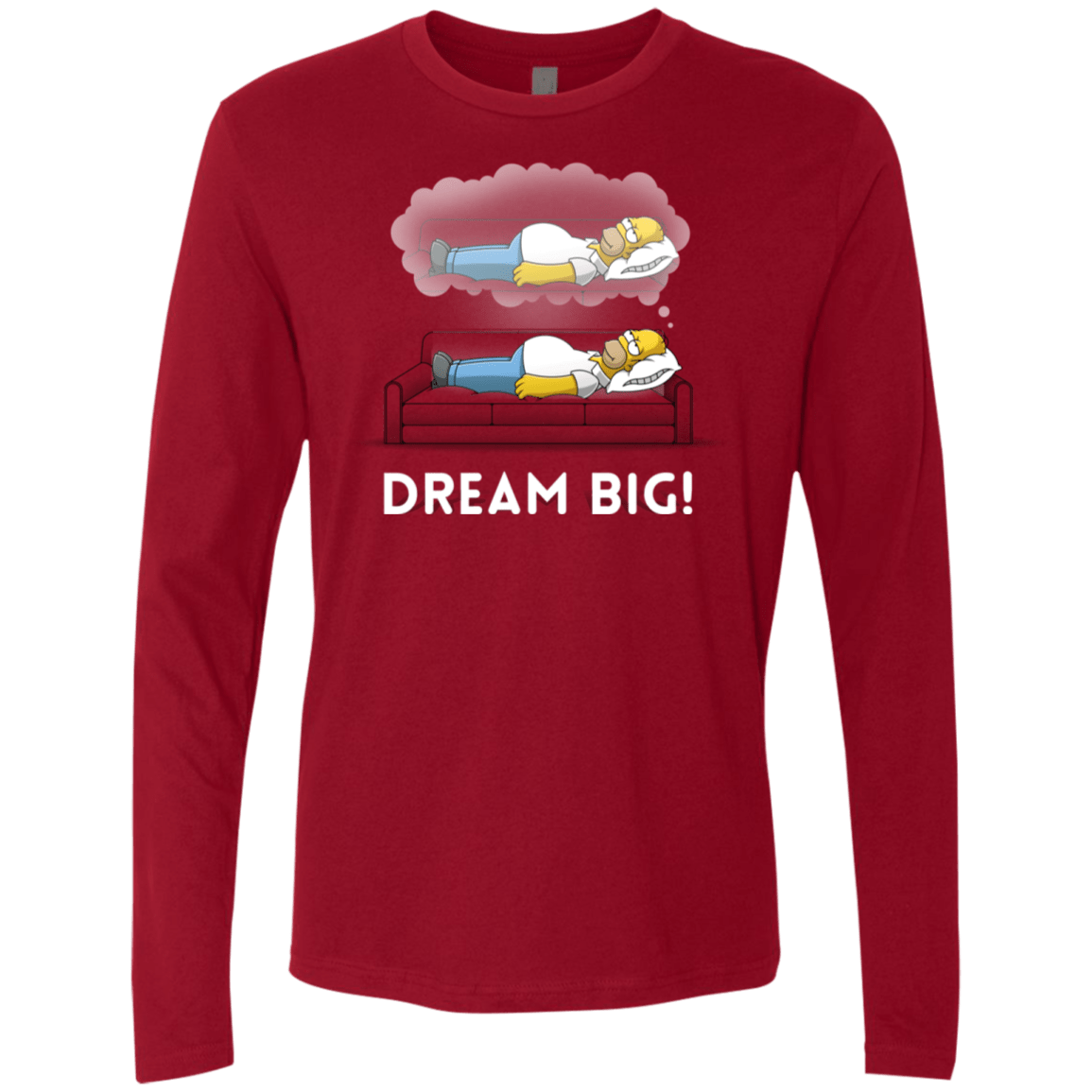 T-Shirts Cardinal / S Dream Big! Men's Premium Long Sleeve