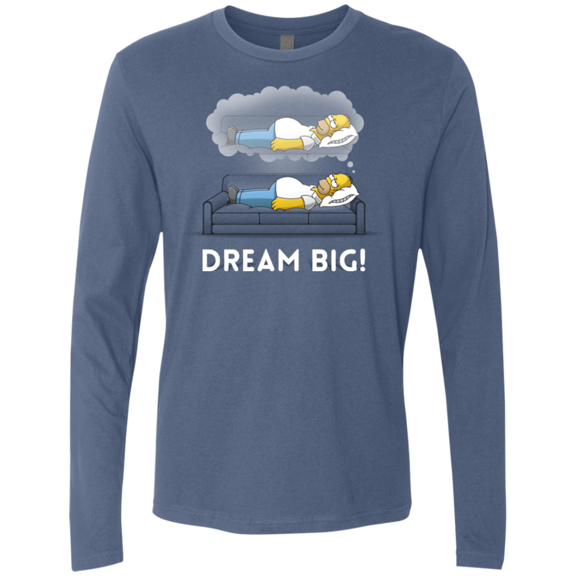 T-Shirts Indigo / S Dream Big! Men's Premium Long Sleeve