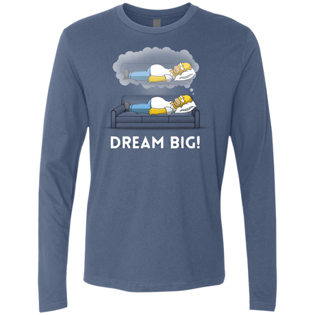 T-Shirts Indigo / S Dream Big! Men's Premium Long Sleeve