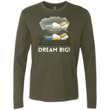 T-Shirts Military Green / S Dream Big! Men's Premium Long Sleeve
