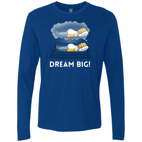 T-Shirts Royal / S Dream Big! Men's Premium Long Sleeve