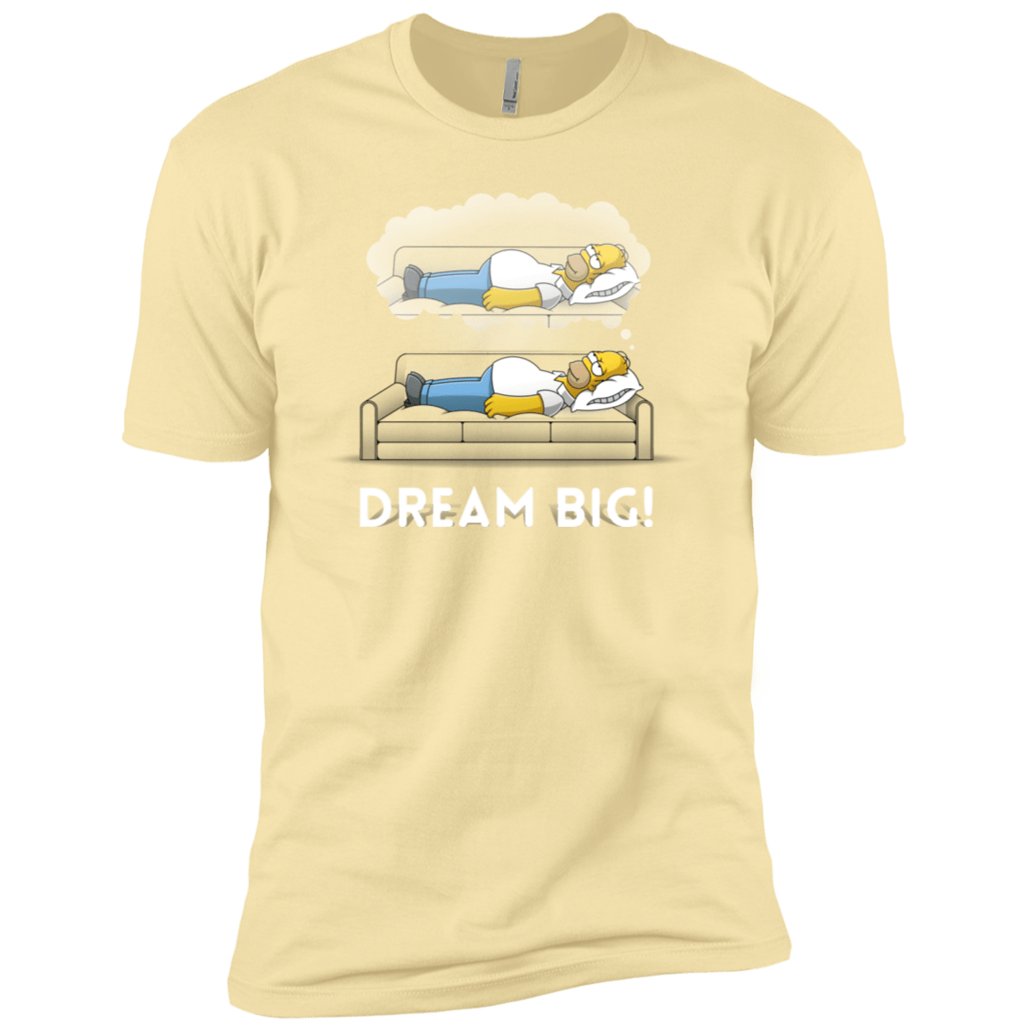 T-Shirts Banana Cream / X-Small Dream Big! Men's Premium T-Shirt