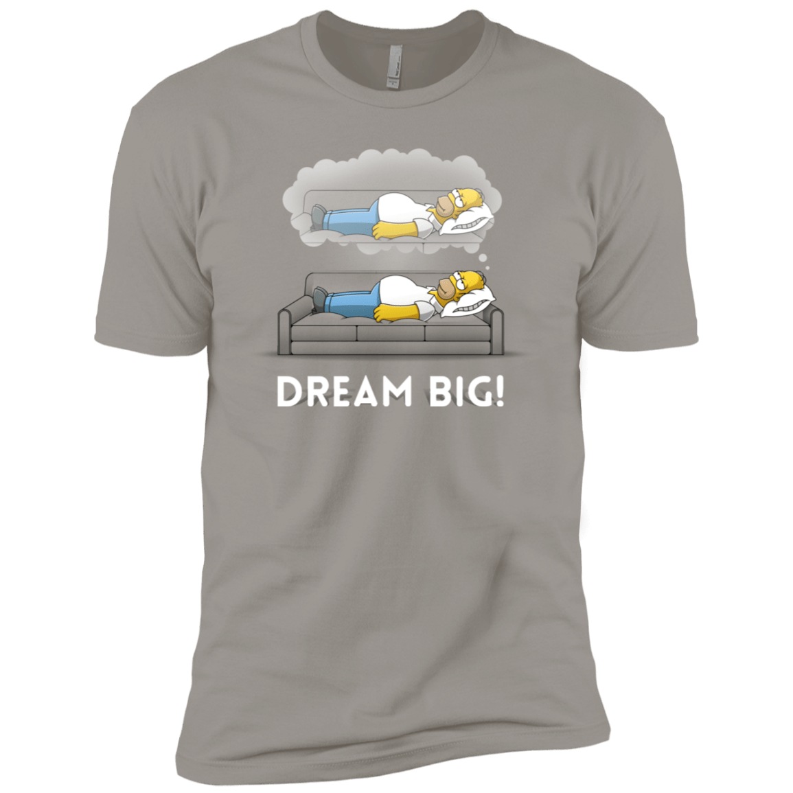 T-Shirts Light Grey / X-Small Dream Big! Men's Premium T-Shirt