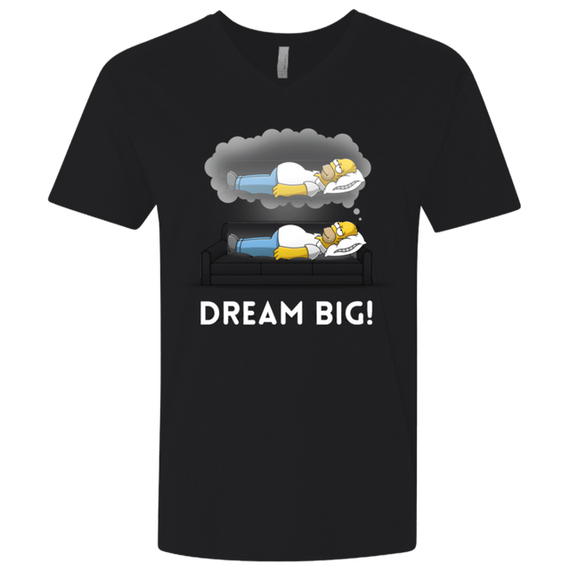 T-Shirts Black / X-Small Dream Big! Men's Premium V-Neck