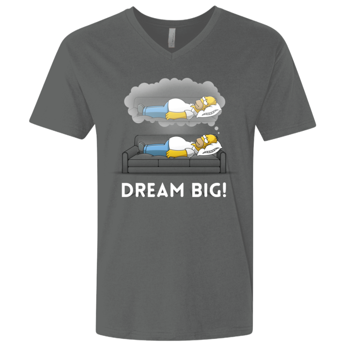 T-Shirts Heavy Metal / X-Small Dream Big! Men's Premium V-Neck