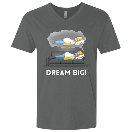 T-Shirts Heavy Metal / X-Small Dream Big! Men's Premium V-Neck