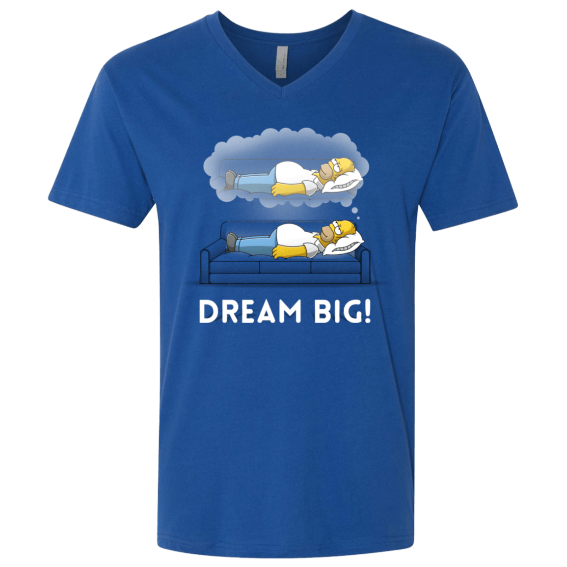 T-Shirts Royal / X-Small Dream Big! Men's Premium V-Neck