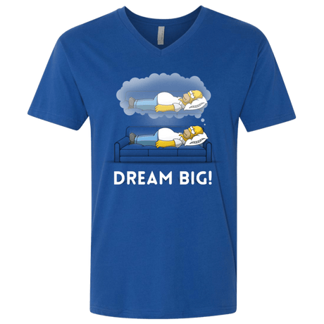T-Shirts Royal / X-Small Dream Big! Men's Premium V-Neck