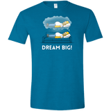 T-Shirts Antique Sapphire / S Dream Big! Men's Semi-Fitted Softstyle