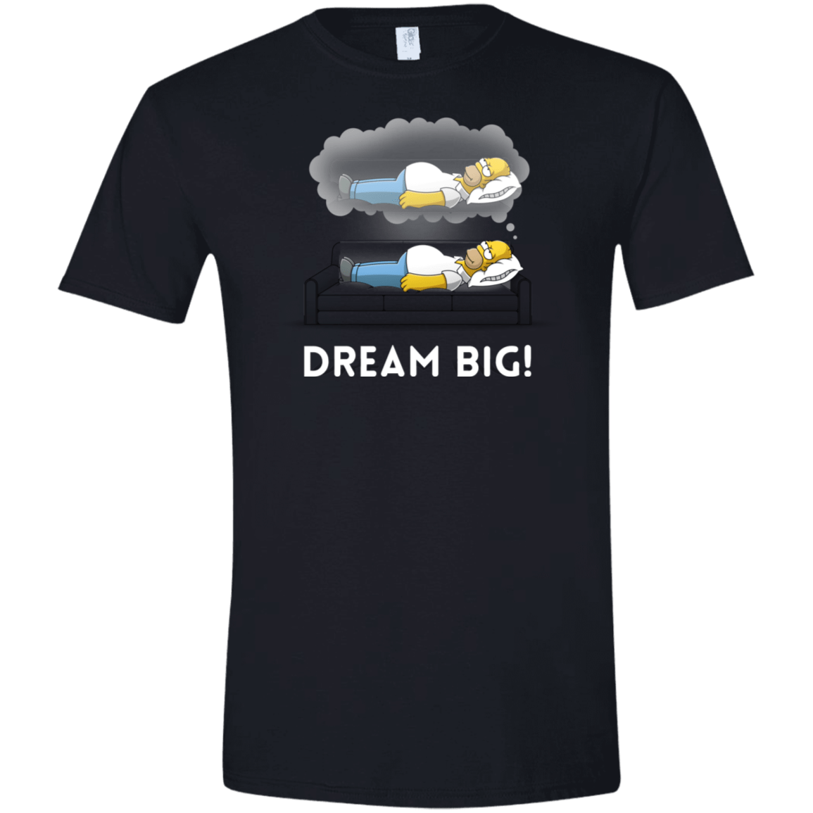 T-Shirts Black / X-Small Dream Big! Men's Semi-Fitted Softstyle
