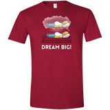 T-Shirts Cardinal Red / S Dream Big! Men's Semi-Fitted Softstyle