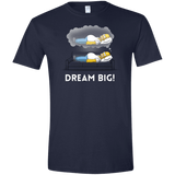 T-Shirts Navy / X-Small Dream Big! Men's Semi-Fitted Softstyle
