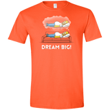T-Shirts Orange / S Dream Big! Men's Semi-Fitted Softstyle