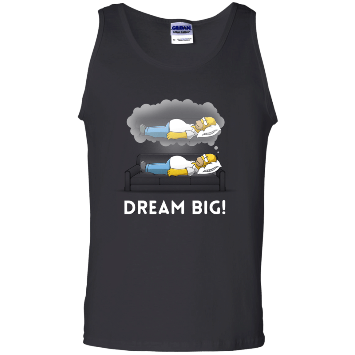 T-Shirts Black / S Dream Big! Men's Tank Top