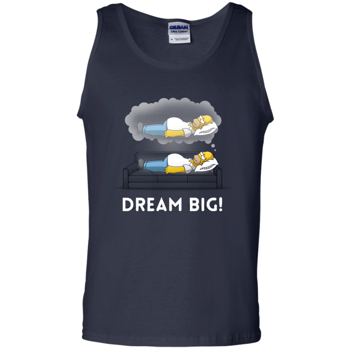 T-Shirts Navy / S Dream Big! Men's Tank Top