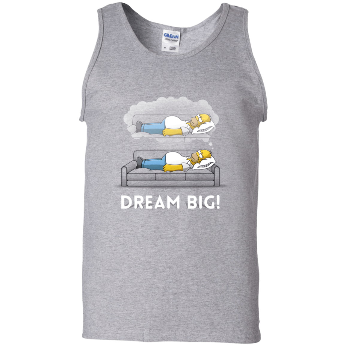 T-Shirts Sport Grey / S Dream Big! Men's Tank Top