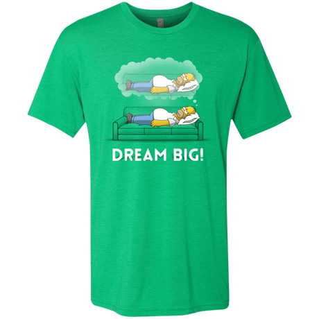 T-Shirts Envy / S Dream Big! Men's Triblend T-Shirt