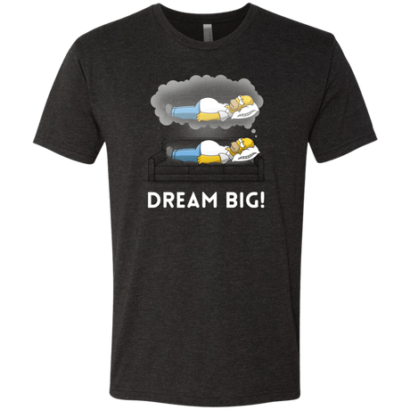 T-Shirts Vintage Black / S Dream Big! Men's Triblend T-Shirt