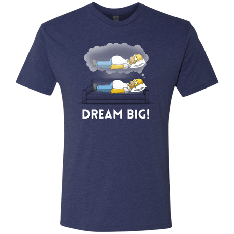 T-Shirts Vintage Navy / S Dream Big! Men's Triblend T-Shirt