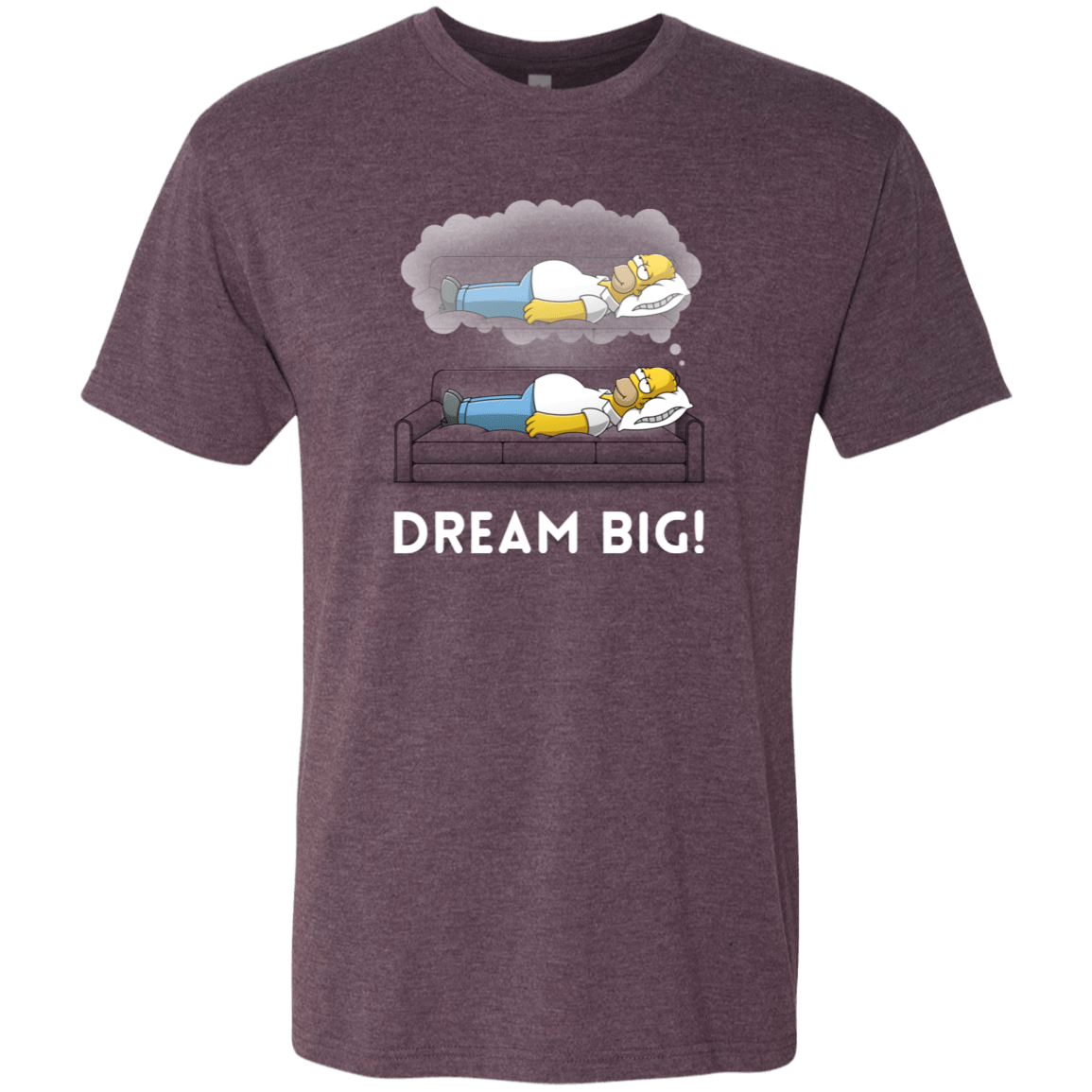 T-Shirts Vintage Purple / S Dream Big! Men's Triblend T-Shirt