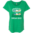 T-Shirts Envy / X-Small Dream Big! Triblend Dolman Sleeve