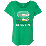 T-Shirts Envy / X-Small Dream Big! Triblend Dolman Sleeve