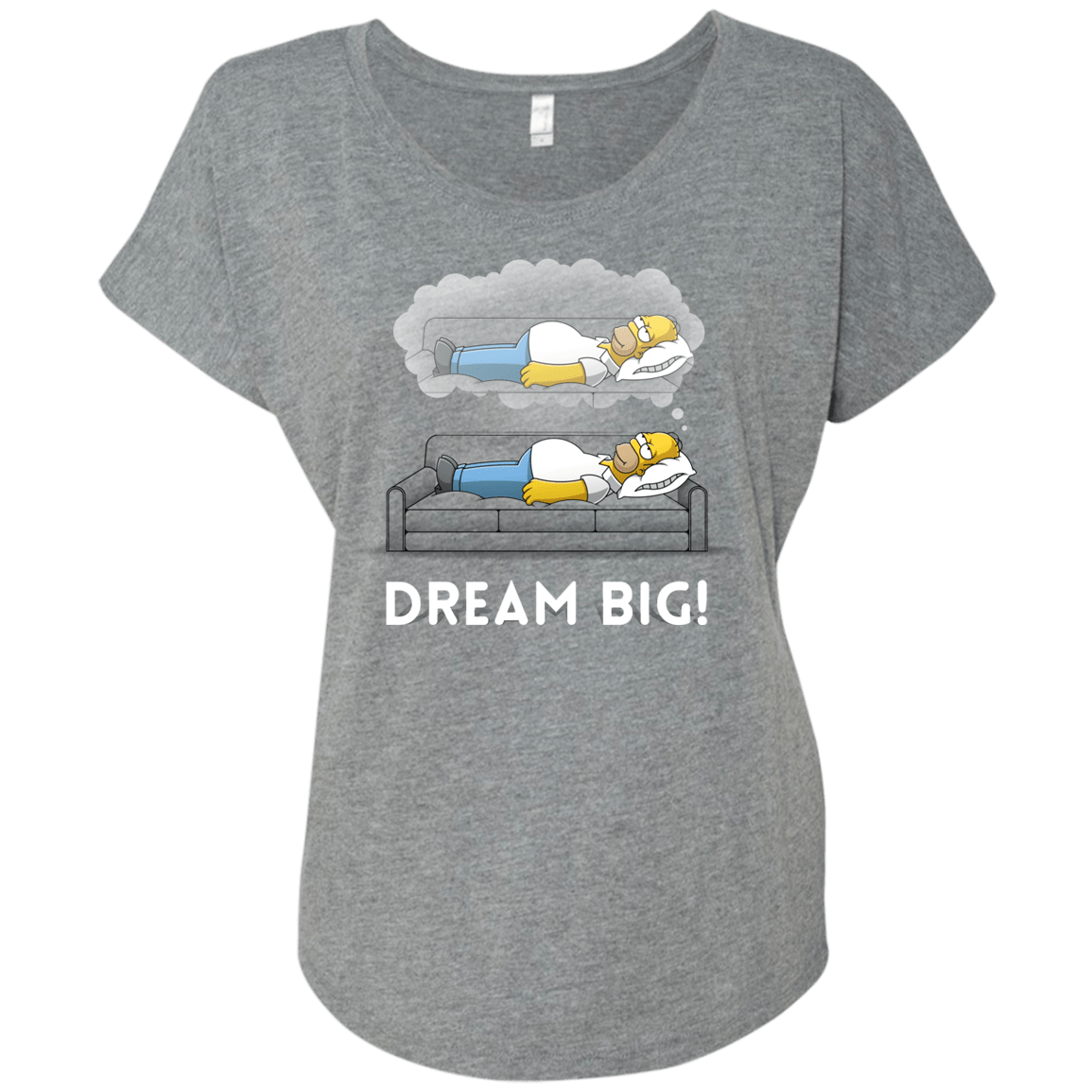 T-Shirts Premium Heather / X-Small Dream Big! Triblend Dolman Sleeve
