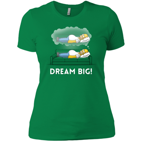 T-Shirts Kelly Green / X-Small Dream Big! Women's Premium T-Shirt