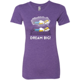 T-Shirts Purple Rush / S Dream Big! Women's Triblend T-Shirt