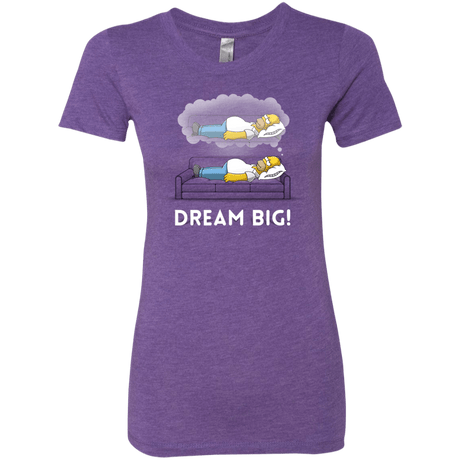 T-Shirts Purple Rush / S Dream Big! Women's Triblend T-Shirt