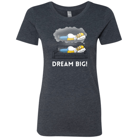 T-Shirts Vintage Navy / S Dream Big! Women's Triblend T-Shirt