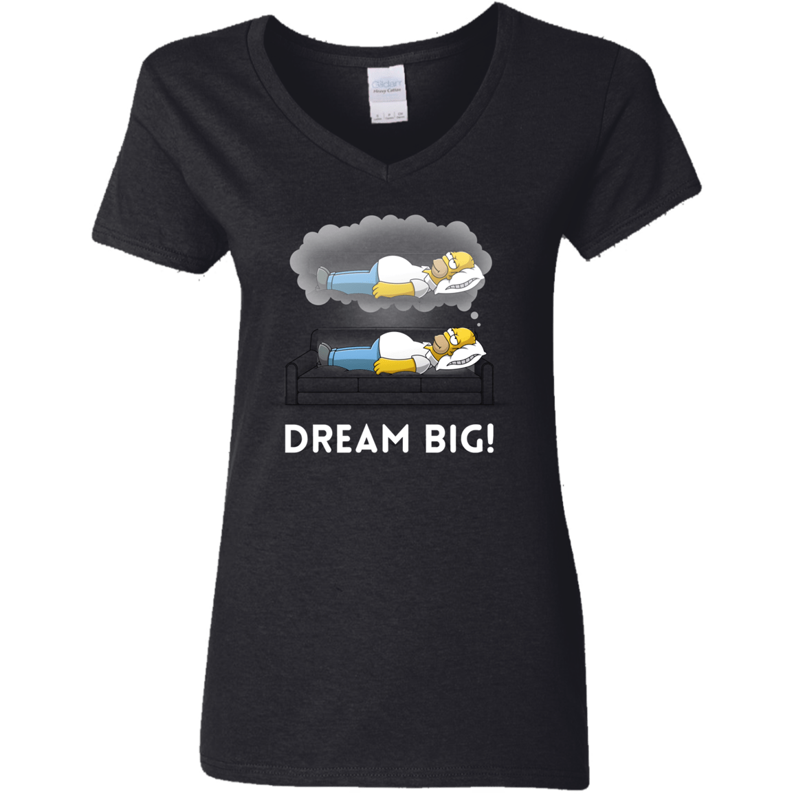 T-Shirts Black / S Dream Big! Women's V-Neck T-Shirt